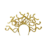 CINTILLO PLASTICO MEDUSA DORADO INFANTIL